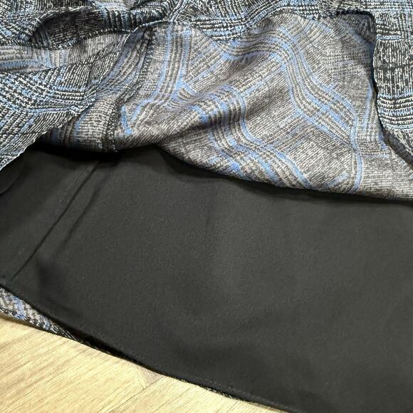 NWT Tibi 100% Silk Ruffle Dress Women's Size 0 S Black Blue Whimsical - Picture 10 of 11